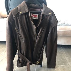 GENUINE Vintage leather jacket (Cricket)